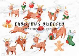 Christmas Clipart Reindeer Clipart Baby Reindeer Santa S Reindeer Rudolph Clipart Christmas Ornament Clipart Watercolor Clipart Png Blog Backgrounds Baby Clip Art Clip Art