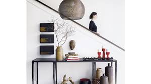 Silviano 84 Console Table Crate And Barrel Iron Console Table Home Decor Interior