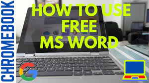 How To Use Free Microsoft Word Office On Chromebook How To Install Microsoft Office On Chromebook Youtube