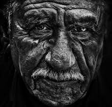 Hd Wallpaper Close Up Photo Of Man S Face Grayscale Old Man Portrait Senior Wallpaper Flare