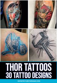 Updated 30 Mighty Thor Tattoos November 2020 Thor Tattoo Hammer Tattoo Marvel Tattoos