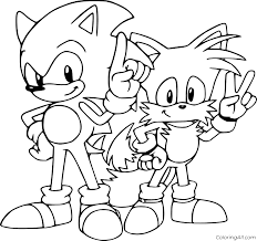 Growing up i knew him as robotnik. Cute Sonic And Tails Coloring Page Coloringall