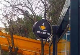 Custom Logo Sign Rotating Light Sign Cafe Logo Signage Etsy In 2020 Lighted Signs Office Wall Decor Logo Sign