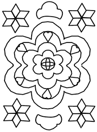 Here is a simple freehand diwali special flower rangoli design for diwali. Free Printable Rangoli Coloring Pages For Kids Coloring Pages Coloring Pages For Kids Anti Stress Coloring Book
