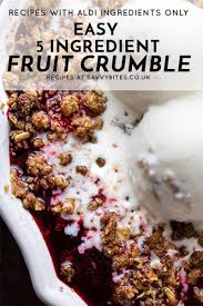 Buttery Oat Topped Fruit Crumble Recipe Savvy Bites Recipe In 2020 Crumble Recipe Easy Fruit Crumble Fruit Crumble Recipe