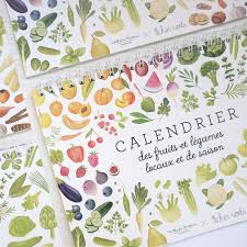 Cadeau Pour Vegetarien Cadeau Pour Vegetalien Calendrier De Etsy Vegetarian Gifts Fruits And Vegetables Names Gifts