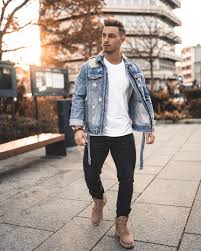 7 089 Likes 97 Comments Mens Streetwear Inspiration Mr Streetwear On Instagram Rate This Outfit From 1 10 Follow Mr Stree Manner Mode Jeansjacke Mode