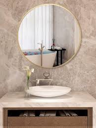Simply browse an extensive selection of the best bathroom glass shelf and filter by best match or price to find one that suits you! China Factory Gold Round Metal Framed Wall Mirror Solid Construction Glass Wall Mirror Vanity Bedroom Bathroom Home Decoration China Luxury Interior Mirror Home Decor Made In China Com