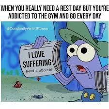 Dumbbell Memes On Instagram Where S My No Rest Day Crew At Meme Belongs To Constantlyvaried Workout Quotes Funny Gym Memes Funny Funny Fitness Motivation