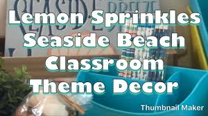 The labels have text boxes, so all teachers have to do is select the font and color they would like and type. Cute Target Dollar Spot Dollar Tree Themed Classroom Seaside Beach Decor Youtube