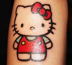 Take the time to get great ideas for your hello kitty design. 35 Cute And Crazy Hello Kitty Tattoo Design Ideas For Females Hello Kitty Tattoos Hello Kitty Earrings Cartoon Tattoos