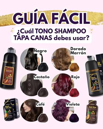 CUBRE LAS CANAS SIN TINTE 🤩 Junto al Shampoo 3 en 1 Tapa canas que te resolverá la vida✨👏🏻 Shampoo MEIDU 3 en 1 es un producto que combina el cubre canas,