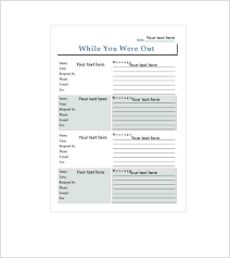 Telephone Message Pad Template Word Phone Messages Messages Voicemail Greeting