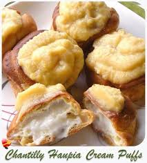 Chantilly Haupia Cream Puffs Hawaiian Food Hawaiian Desserts Food