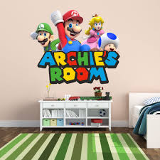 Get unique kids room ideas, kids room design, kids room paint ideas, idea about kids room interior and more. Personalised Super Mario Mural Wall Sticker Kids Bedroom Name 3 Sizes Any Name 750mm X 750mm Buy Online In Saint Vincent And The Grenadines At Saintvincent Desertcart Com Productid 75046141