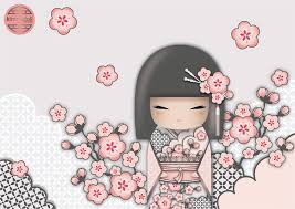 Kimmidoll Wallpaper Bambole Kokeshi Kokeshi Bambola Giapponese