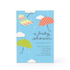 Baby Shower Umbrellas Baby Shower Invitations Design Baby Shower Invitation Cards Baby Invitations