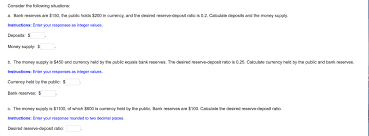 The money isn't deducted and becomes available again after the if the amount held is not returned, contact support and provide the card number, your yandex id, and the name of the yandex service that you used to. Solved Consider The Following Situations A Bank Reserve Chegg Com