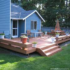 If Your Backyard Has Limitations Don T Fret Instead Use The Space To Your Advantage Begin By Re Small Backyard Decks Deck Designs Backyard Decks Backyard