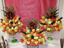 Yummytecture S Fruit Kebab Tree Fruit Displays Fruit Kebabs Fruit Tray