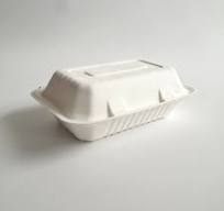 9 6 pulgadas biodegradable bagazo de contenedor de alimentos gran cubierta  de caja de caña de azúcar de pulpa de papel de embalaje