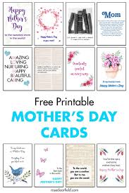 Make her feel loved with happy mother's day cards, thoughtful gifts and celebration ideas from the heart. Free Printable Mother S Day Cards Rose Clearfield