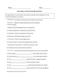 Apostrophes Worksheets Grammar Worksheets Free Grammar Worksheet Apostrophes