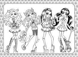 The three primary colors are red, blue, and yellow. Printable Monster High Pdf Coloring Pages