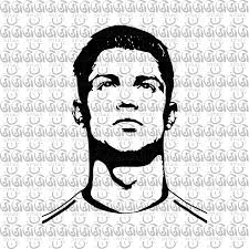 Cristian Ronaldo, Vector Image, Cricut, Cutting and Printing, Laser  Cutting, Stickers, DIY Crafts, Png,ai,eps,dxf,svg Digital Download