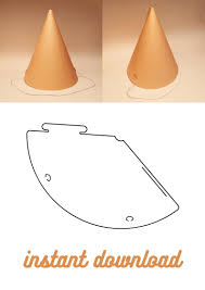 Download Party Hat Template Birthday Hat Cone Hat Paper Hat Birthday Party Hat Party Cone Hat Svg Dxf Pdf Cricut Silhouette 8 5x11 A4 A3 Video Video In 2021 Party Hat Template Birthday