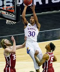 The university of kansas basketball team has the best fans in the nation. Ochai Agbaji Kansas Jayhawks Basketball Turn Away Oklahoma 69 62