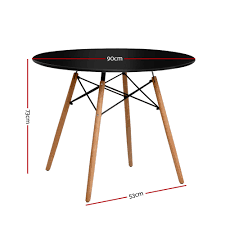 And as always, it's a chance to talk chemistry.our. Artiss 4 Seater Round Dining Table Kitchen Cafe Replica Timber Wooden Black 90cm 9355720075052 Ebay