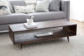 Build Your Own Mid Century Modern Coffee Table For 60 Bay On A Budget Modern Coffee Table Diy Mid Century Modern Coffee Table Coffee Table