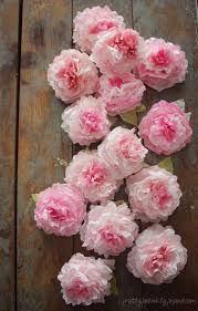 Derblue 60pcs artificial roses flowers real looking fake roses artificial foam roses decoration diy for wedding bouquets centerpieces,arrangements party baby shower home. Peony Coffee Filter Flowers Tutorial Pretty Petals