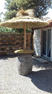 Parasol Naturel Parasol Paille Kiosque Jardin Paillote Bambou