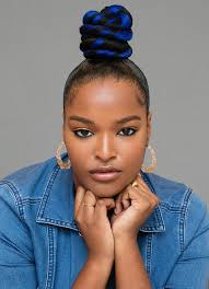 Alternatively, you can slightly fluff up the ponytail before twisting it around for a fuller look. Exactly How To Diy This Twisted Blue Top Knot