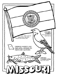 New mexico facts and symbols , by shelley swanson sateren. Missouri Coloring Page Crayola Com