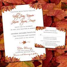 Fall Autumn Leaves Rustic Wedding Invitation Fall Wedding Invitations Rsvp Accommodat Wedding Invitations Fall Wedding Invitations Wedding Invitations Rustic