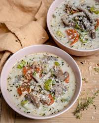 Easy Chicken Mushroom And Wild Rice Soup Healthy Fitness Meals