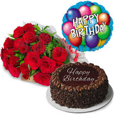 This beautiful cake has most of the birthday cake images that you have found on the list are made of fondant because of it. Combo Gifts Flowers Cake With Balloon Flower Bouquet Cake With Balloon