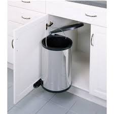 Maybe you would like to learn more about one of these? Rev A Shelf Pivot Out Round Waste Bin For Kitchen Or Vanity Kitchensource Com