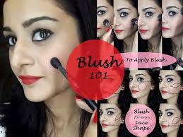 proper way to apply and choose blush