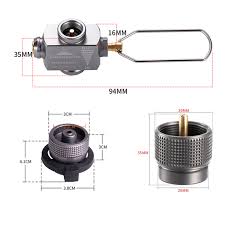 En417 lindal valve canister, output: Campingmoon Aluminum Alloy Gas Stove Propane Refill Adapter Gas Tanks Filling Butane Converter For Camping Hiking Bbq Picnic Outdoor Stoves Aliexpress