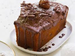 Maronenkuchen Mit Schokoglasur Rezept Schokoglasur Kuchen Susse Brotchen