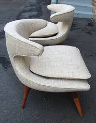Pair Of Karpen Horn Chairs 1stdibs Com Mid Century Furniture Furniture Design Chair Design
