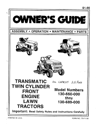 The information on the model plate is very important if you need help from your dealer or the mtd customer support department. Mtd 130 689 000 130 660 000 User Manual Manualzz