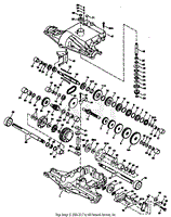 Peerless tecumseh 820 026 transaxle differential carrier. Poulan Pp1844 Tractor Parts Diagram For Transaxle Peerless Model Number 820 016