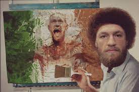 O Xrhsths The Meme Guy Sto Twitter He Actually Just Retired From Mixed Martial Art I Don T Know Why Though He S A Way Better Painter Than I Could Ever Be Https T Co Ug9toteu0l