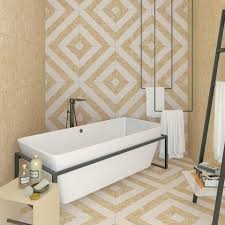 But i wouldnt risk it, put a tile can provide you with a very durable floor that looks great. Chipboard Stripes Natural White 59 3cm X 59 3cm Chipboard Interior Bathroom Interior Design Bathroom Interior