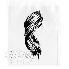 Welche symbolische bedeutungen sie vermitteln und welche die beliebtesten. Quick Tattoo Feder Frl Bling Glitzertattoos Glitzertattoo